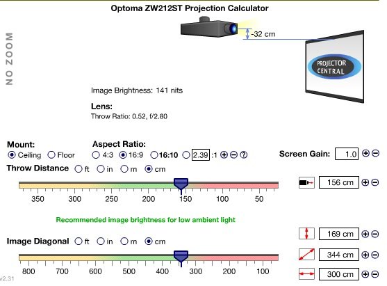 Optoma ZW212ST Led Projeksiyon Cihazı