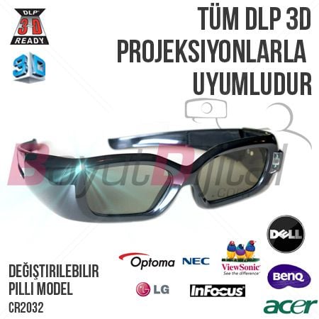 DLP 3D Gözlük