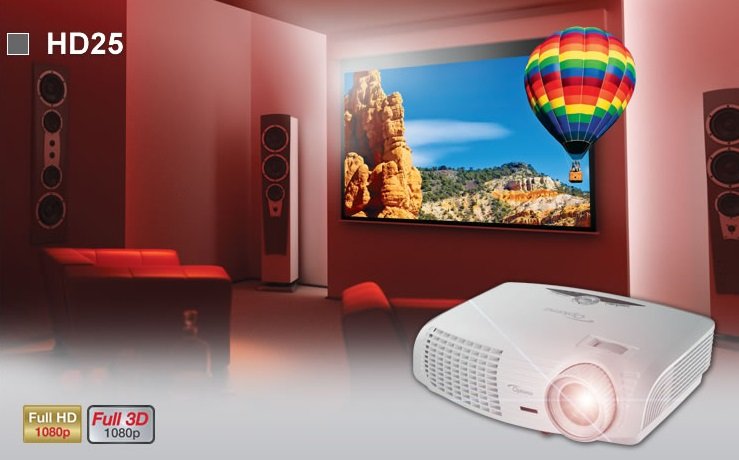 Optoma HD25 Full HD Projeksiyon Cihazı