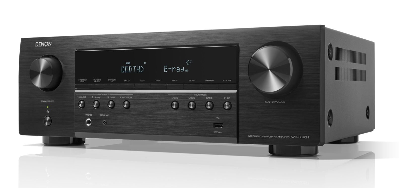 DENON AVR-S670H 5.2 8K AVR AMFİ