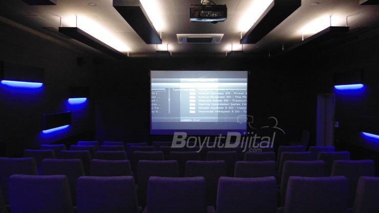 Okul 3D Sinema Ekranı