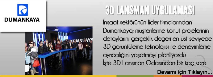 Dumankaya 3 boyutlu Tanıtım Odası