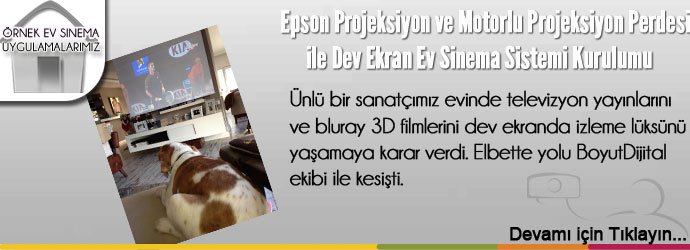 Ev Sinema Projeksiyon Sistem,