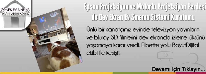 Ev Sinema Projeksiyon Sistem,