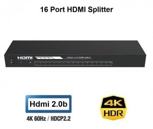 HDMI 2.0b 1x16 4K HDMI Splitter