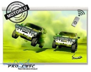 Prolyte 350x300 Motorlu Projeksiyon Perdesi