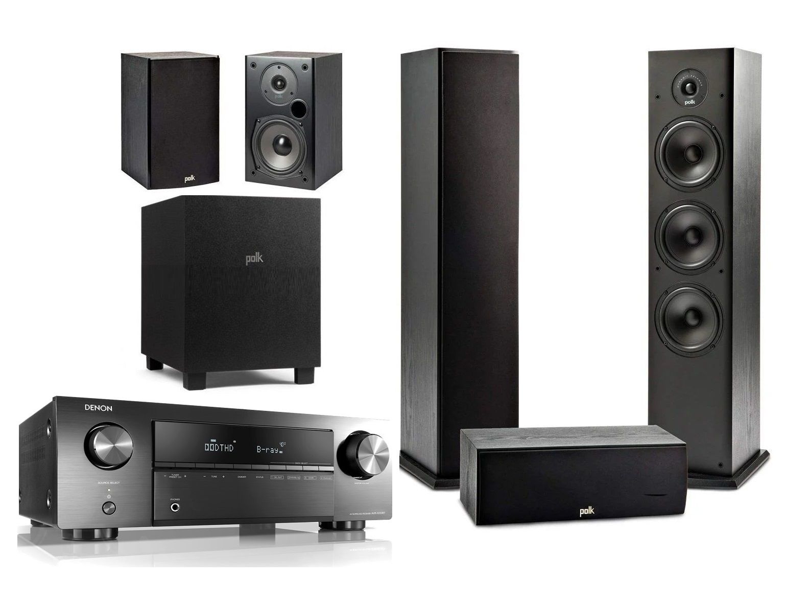Polk + Denon 5.1 Ses Sistemi / T Serisi