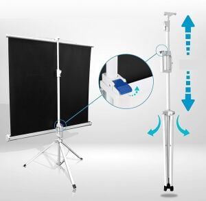 Gamma Screens 150x150 Tripod Projeksiyon Perdesi