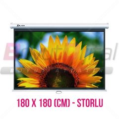 XBLACK 180x180 CamTozlu Storlu Projeksiyon Perdesi - XGS-180