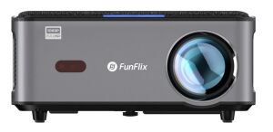 FunFlix P1A Android 4K Destekli LED Projeksiyon Cihazı, 2 GB RAM, BT Kumanda 300 inç görüntü