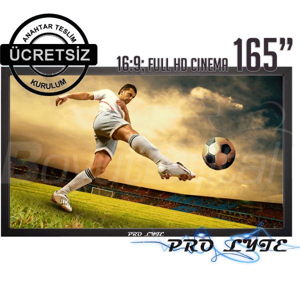 ProLyte 365x205 Fixed Frame Yüksek Kontrast Projeksiyon Perdesi FX-36