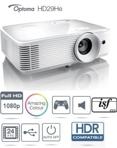 Optoma HD29He 4K HDR Destekli Full HD Projeksiyon Cihazı