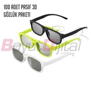 Pasif 3D Gözlük Paketleri