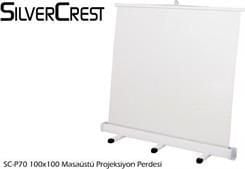 SilverCrest 100x100 Masa Üstü Storlu Projeksiyon Perdesi - SC-P70