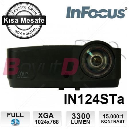 Infocus IN124STa Kısa Mesafe Projeksiyon Cihazı
