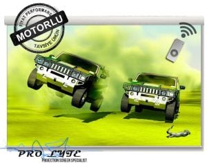 ProLyte 600x400 Motorlu Projeksiyon Perdesi EX-60