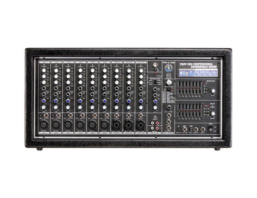 Topp Pro TPM 9.1000 14 Kanal Power Mixer