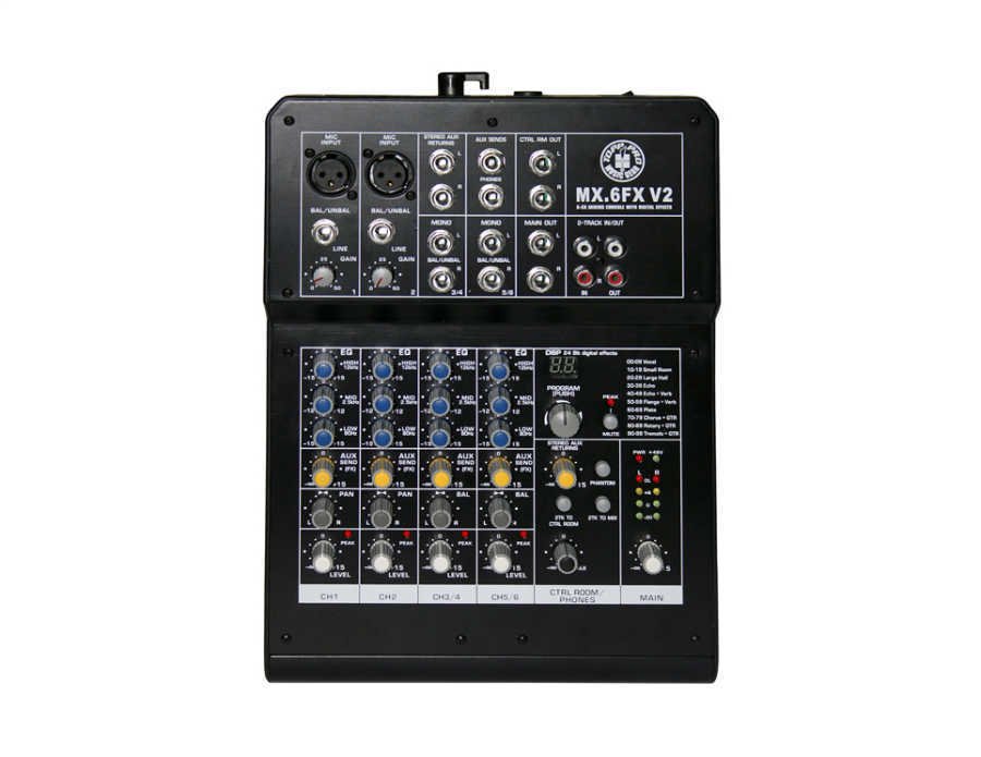 Topp Pro MX6FXV2 6 Kanallı Efektli Deck Mixer