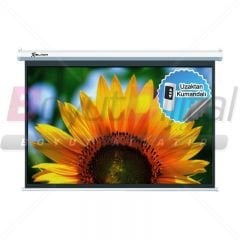 XBLACK 400x300 CamTozlu Motorlu Projeksiyon Perdesi - XGE-400