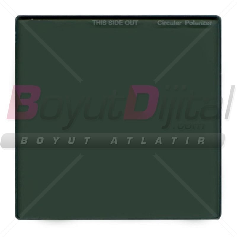 Dairesel Polarize 3D Projeksiyon Filtresi - 15x15 cm (4.4 mm) - (Çift Projeksiyon Sistemleri İçin)
