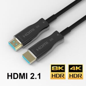 Fiber HDMI 2.1 8K HDR Kablo 15 mt