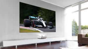 Epson EH-LS500W Android TV Edition 4K Ultra Kısa Mesafe Lazer Projeksiyon Cihazı + 100 inç ALR UST Projeksiyon Perdesi