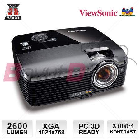 Viewsonic PJD5352 3D Projeksiyon Cihazı Kısa Mesafe