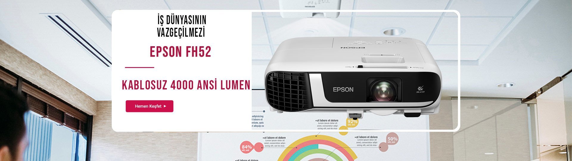 Epson FH52 projeksiyon cihazı